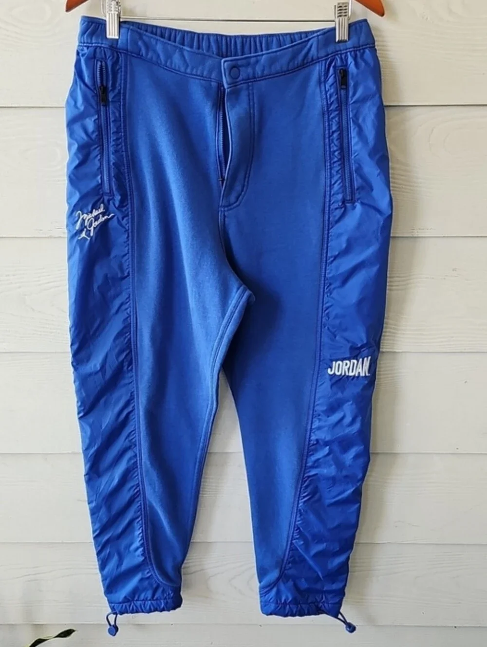 Nike Jordan Flight MVP Tracksuit Set Hooded Jacket & Pants Size L Blue